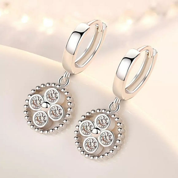 💯💋Host Pic NEW S925 Unique Dangle Zircon Earring - Picture 6 of 13